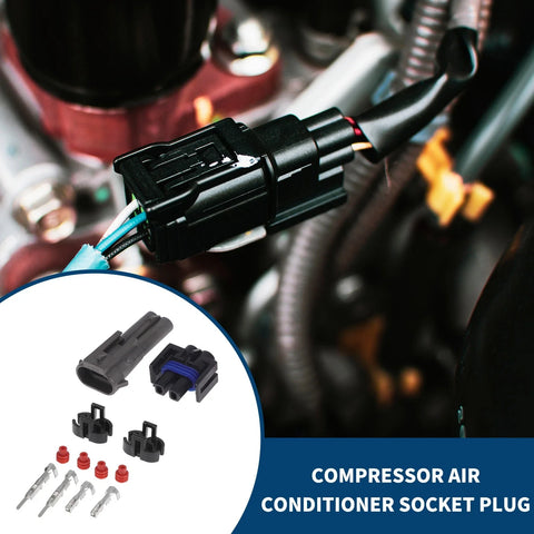 Buick 2 x Pins Compressor Air Conditioner Socket Plug