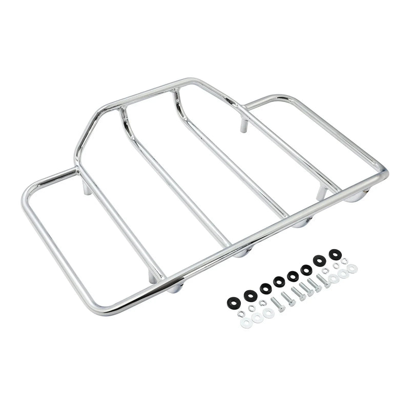 Harley Electra Street Road King Glide Touring Chrome Trunk Luggage Rack