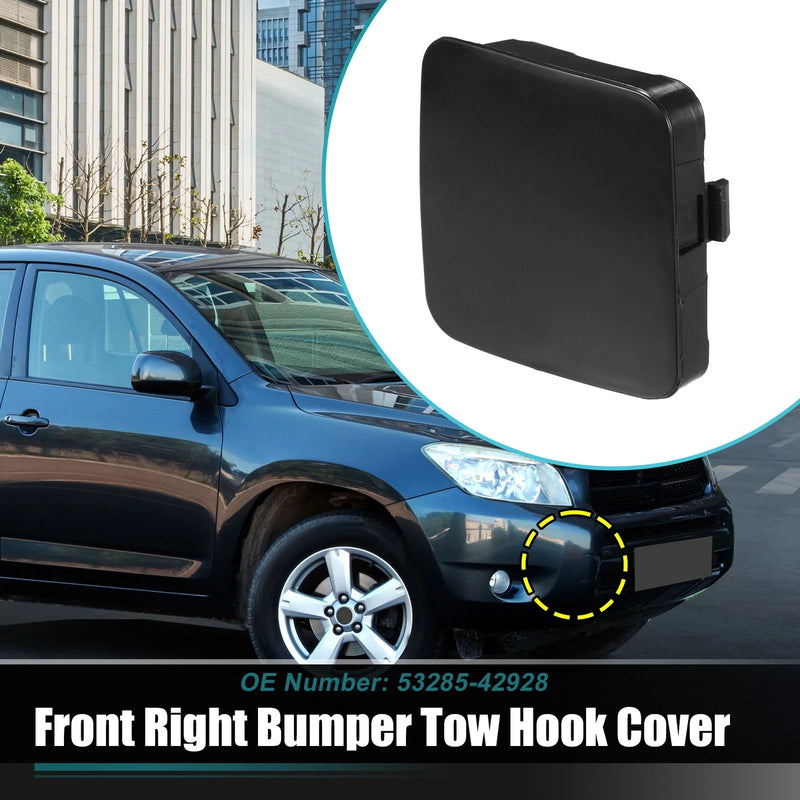 Toyota Unpainted Front Right Bumper Tow Hook Cap (No.5328542927)