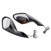 MV Agusta F3 675 / F3 800 Black Mirrors Pair with Indicators (2012-2018)