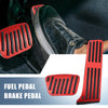 Lexus Accessories Red 2 x Gas Pedal Brake Pad Covers
