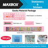 Girl Student Handbook Gift Cute Cartoon DIY Disc Sticker