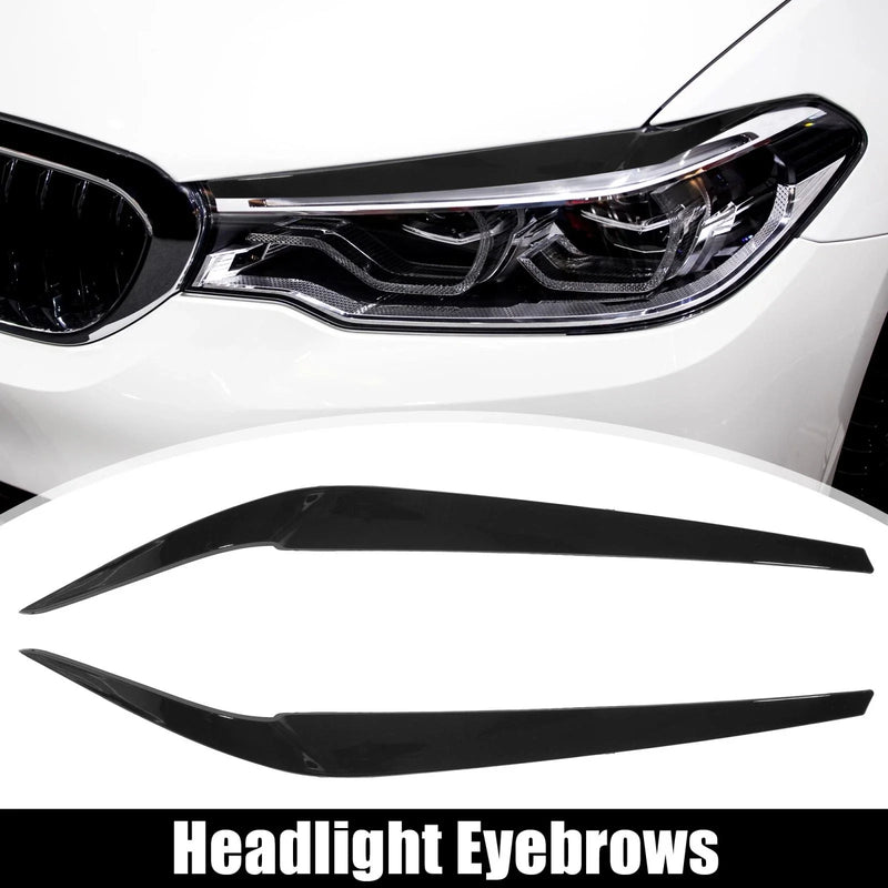 BMW G30 530i 540i M5 Headlight Lid Cover Sticker 1 Pair (2017-2022)