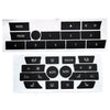 BMW 7 Series F02 AC / Radio Controls 2 x Button Repair Stickers (2009–2012)