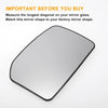 Ford Transit MK6 MK7 White Heated Convex Mirror Glass (2000-2013)