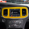 Dodge Charger 1x Yellow Navigation Panel Cover (2015-2023)