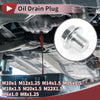 Car Motorcycle Boat 2 x M10x1 M12x1.25 Engine Oil Drain Plug with Gasket