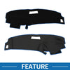 Ford Ranger 1989-1994 Sun Protector Pad Black Blue Dashboard Cover Mat