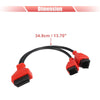 Chrysler Dodge 2x OBD Cable Adaptor Diagnostic Cable Connector