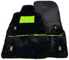 Rolls Royce Phantom VIII (2017-2023) - Green Leather Sheepskin Car Floor Mats