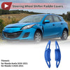 Mazda Axela Blue Red Aluminum Alloy Steering Wheel Paddles (2020-2021)