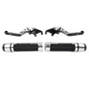 Yamaha MT-15, XSR155 Silver Brake Clutch Lever Handlebar Grip Set