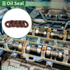 Oil Seal / 22x40x7mm / Seal Ring Rotary Shaft Seal FKM Rubber Brown 5 Pcs