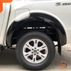 Nissan Navara Ute 6" Glossy Black Fender Flares (2021-2023)