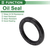 Oil Seal 45x62x7mm 5 Pcs NBR Rubber High Pressure Black