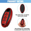 Nissan Cabstar (2008-2009) Red Silicone Key Fob Case Cover