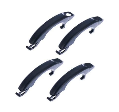 Volkswagen Amarok Door Handle Outer Set of 4 Black (2010–2020)