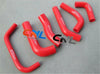 HONDA XR650 XR650R RED Silicone Radiator Hose (2000-2009)