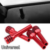 Car 4 x Red Auto Interior Door Lock Knob Covers (Fits Most Models)