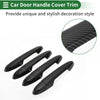 Honda Fit Jazz GK5 GP5 (2014-2018) Carbon Fiber Car Door Handle Cover Trim