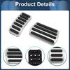 Volvo V40 (2013-2019) Silver Tone Automatic Footrest Pedals Cover Set