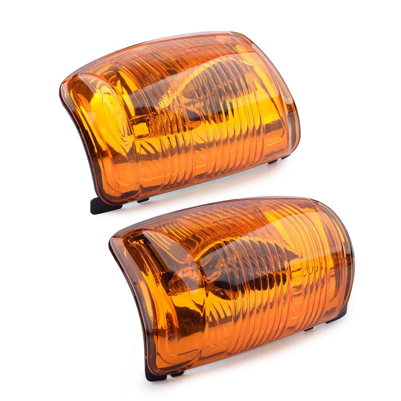 Ford Transit MK8 2 x Amber Lens Exterior Mirror Indicator Covers (2014-2019)
