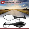 Honda CBR600RR Set of 2 Motorcycle Rear View Mirrors (2003-2014)