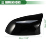 BMW F15 X5 F16 X6 2014-2017 Gloss Black () Rearview Mirror Covers