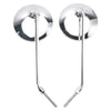 Honda C50 C65 C70 C90 Mirrors Pair Chrome Round 8mm (1967-1979)