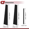 Lexus GS 6 Pcs Black Door Pillar Window Trim (2006-2011)