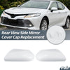 Toyota Camry Pair / Rearview Mirror Cover Cap White (2018–2021)
