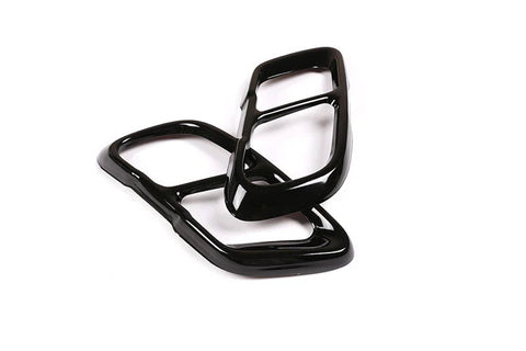 BMW X5 2019 Pair Black Rear Exhaust Tip Cover End Pipe Trim Fit