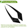 Honda Accord 11th (2023-2025) Black Headlight Eyebrow Cover