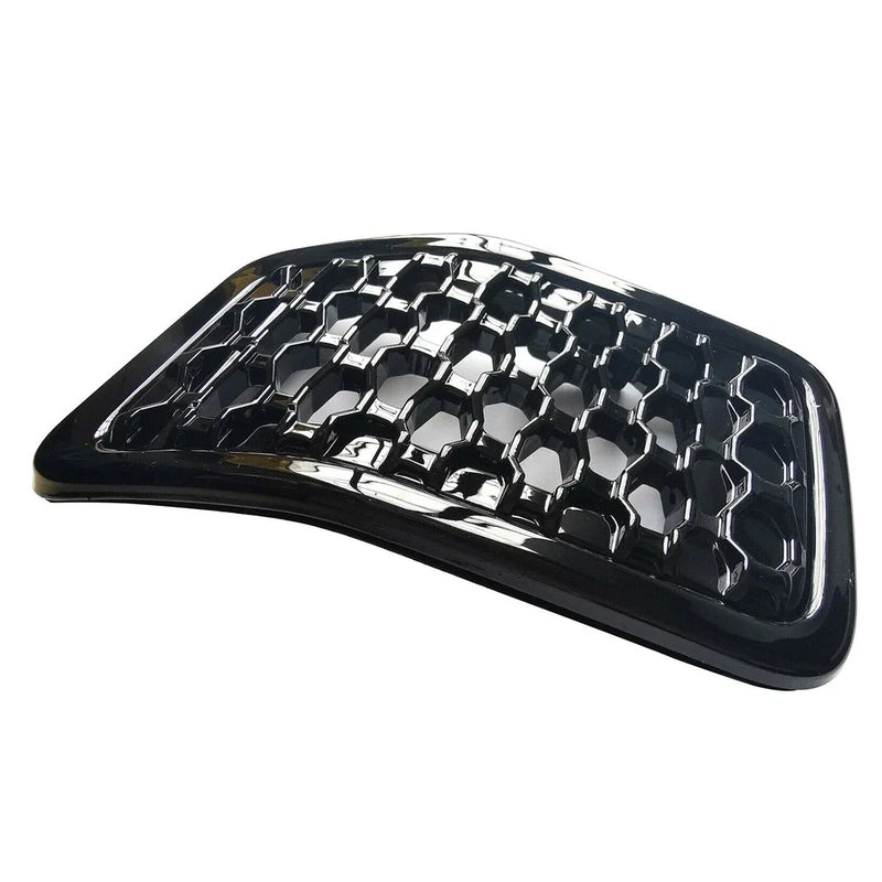 Jeep Cherokee Black Front Grill Mesh Covers (2019-2022)