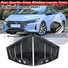 Nissan Sentra Gloss Black Rear Louver Vent Shutter Cover Trim (2024–2024)