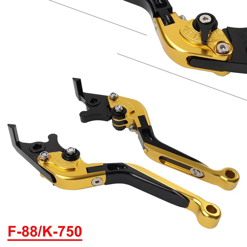 Kawasaki Z900RS ZX6R ZX636 CNC Folding Extendable Brake Clutch Levers (2018-2022)