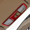Honda Civic Red Carbon Fiber Reading Light Lamp Panel Cover Trim