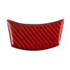 BMW 5 Series E60 Red Steering Wheel Button Trim Cover (2004-2010)
