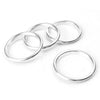 Audi A3 4 Pcs Silver Interior Air Vent Outlet Ring Covers (2012-2019)