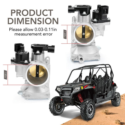 Polaris Ranger 800 EFI Midsize Throttle Body (2013–2014)