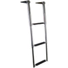 Stainless Steel Telescopic Boat Boarding Ladder 3 Step Platform Mount 900mm