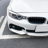 BMW F32 F33 F36 M Sport (2014-2020) Gloss Black 2 x Front Bumper Air Vent Trim