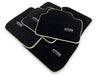 BMW 1 Series E87 Premium Black Beige Floor Mats (2004-2013)