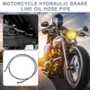 1400mm 55.12 Length 0.4 ID Motorcycle Hydraulic Brake Line Oil Hose Pipe
