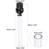 Motorcycle 10pcs Gas Fuel Cap Air Vent Hose Breather OneWay Clear Tube Black