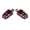 Harley Electra Glide Classic Black / Red Rear Foot Pegs
