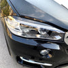 BMW X5 X6 F15 F16 (2014-2018) Carbon Style 2 x Headlight Eyelid Covers