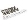 10 x CNC Motorcycle M6 Body Fairing Bolts Fastener Clips