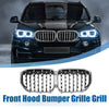 BMW X5 Silver Tone Front Hood Bumper Grille Grill