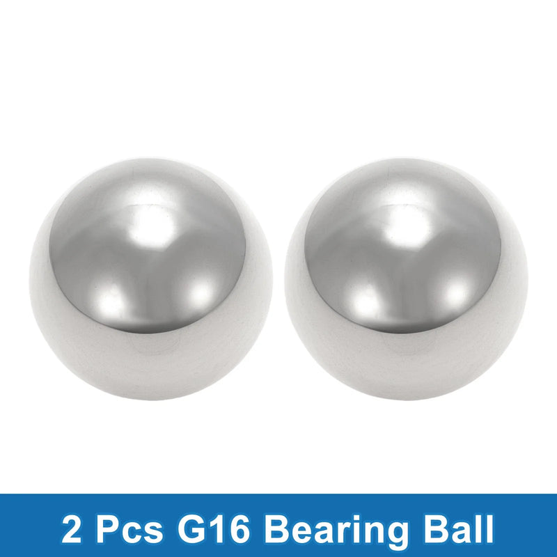 Bearing / 33.3mm / Ball Bearing Steel G16 Precision Ball Silver Tone 2 x